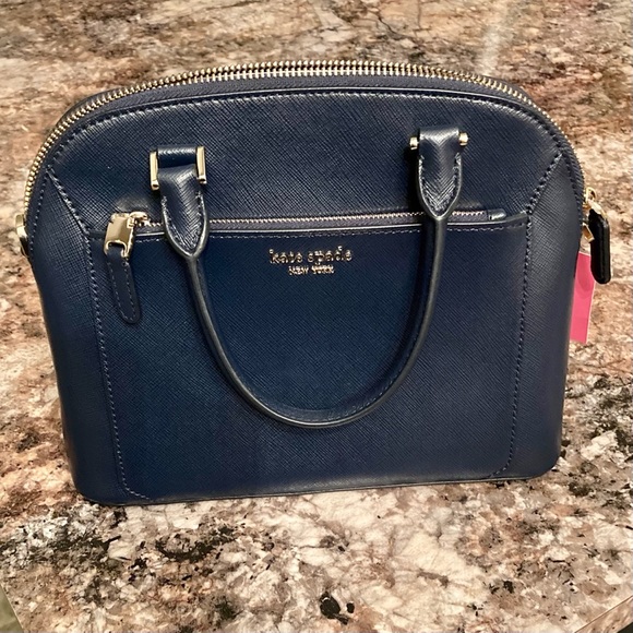 SOLD 🎉HP🎉 NWT kate spade louise small dome satchel navy - Picture 5 of 7
